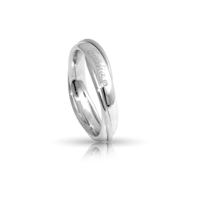 950 Platinum Wedding Ring mod. Santiago mm. 4,20