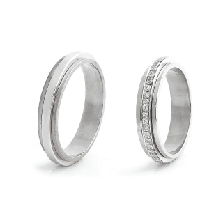 950 Platinum Wedding Ring mod. Seoul mm. 4,60