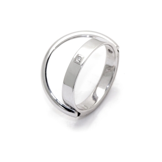 950 Platinum Wedding Ring mod. Creta mm. 3,8