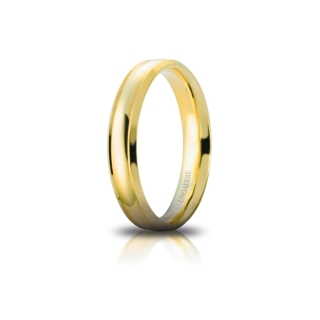 UNOAERRE Wedding Ring in 18k Yellow Gold mod. Orion