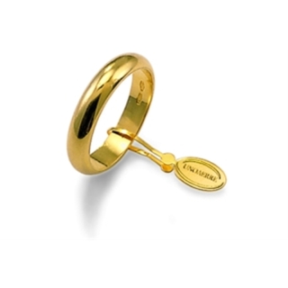 UNOAERRE Wedding Ring in 18k Yellow Gold mod. Classic Gr. 6