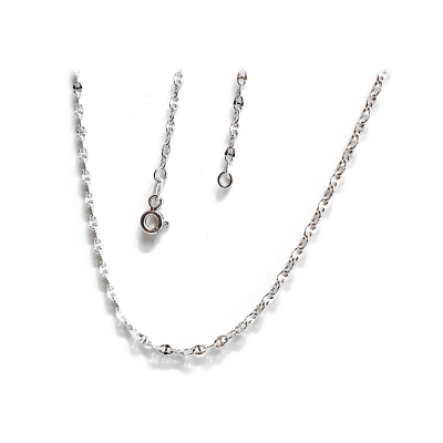 18 Kt White Gold Necklace - 50 Cm