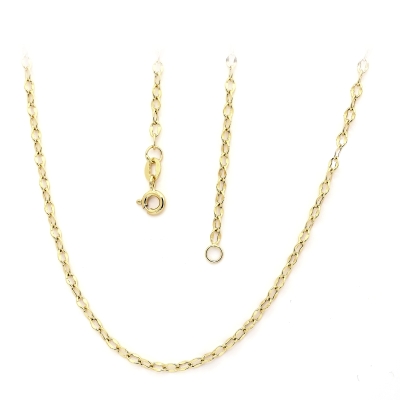18 Kt Yellow Gold Necklace - 50 Cm