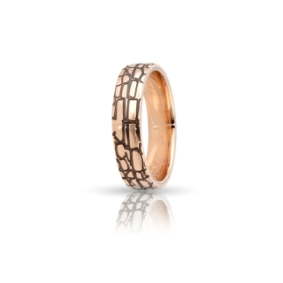 Rose Gold Engagement Ring Mod. Kenya mm. 5
