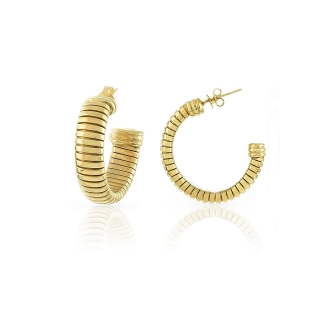 UNOAERRE - Yellow Bronze Earrings  