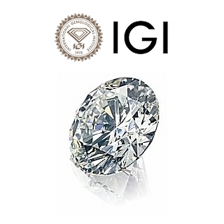 IGI Certified Natural Diamond Kt. 0,30 Color E Clarity SI1
