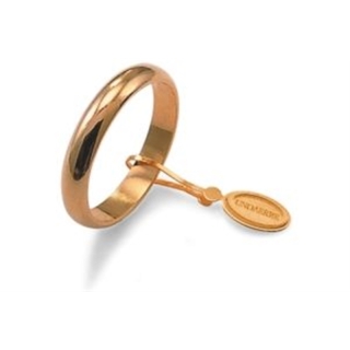 UNOAERRE Wedding Ring in 18k Rose Gold Mod. Classic Gr. 5,00
