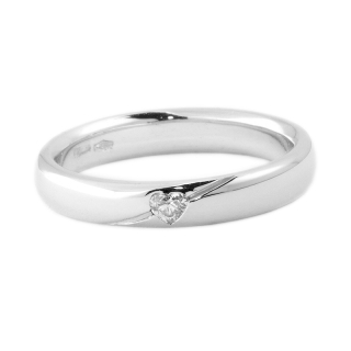 White Gold Wedding Ring mod. Tokyo mm. 3,60