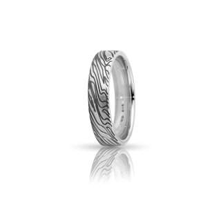 White Gold Wedding Ring mod. Seychelles mm. 5