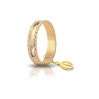 UNOAERRE 18Kt Yellow Gold Engagement Ring Mod. Anemone