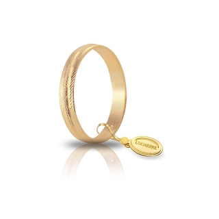 UNOAERRE 18Kt Yellow Gold Engagement Ring Mod. Camelia