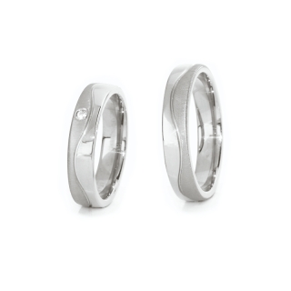 925 Silver Engagement Ring 925 Mod. Marika mm. 4,5